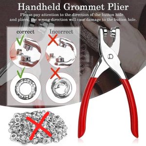 Button Press Tool – Heavy Duty Steel Plier