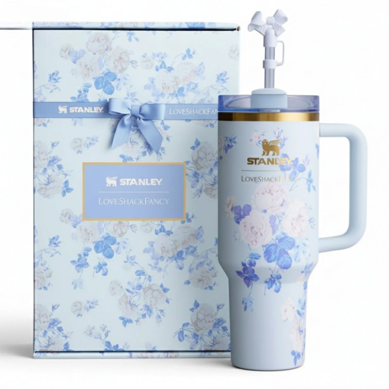 Premium Floral Stainless Steel Tumbler