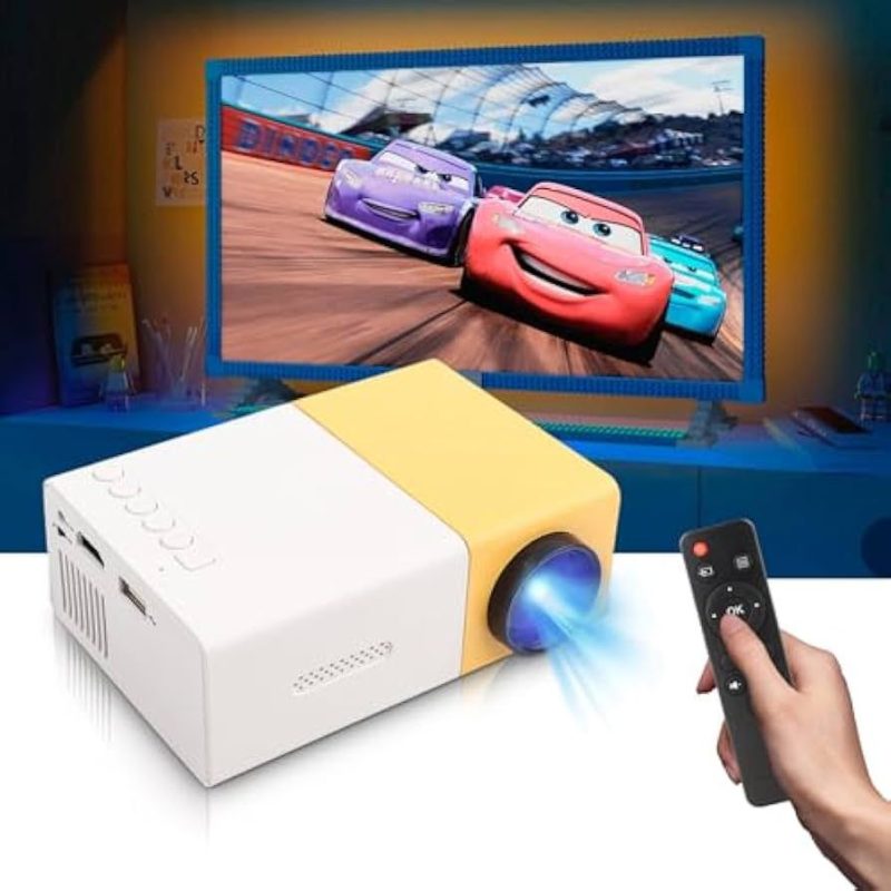 Portable LED Projector – HDMI & USB Connectivity