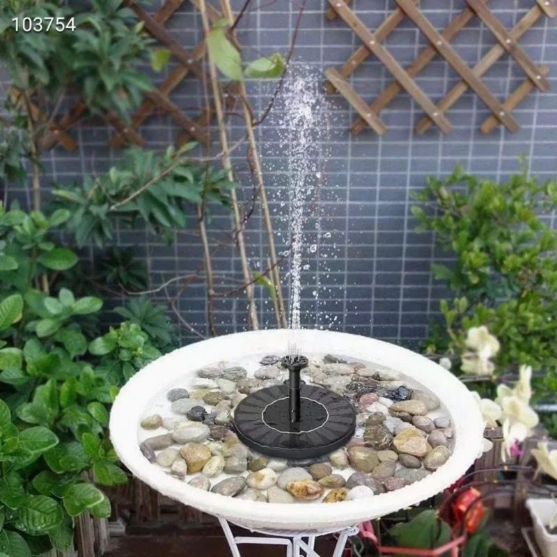Solar Fountain – Pool & Garden Water Feature