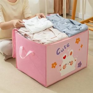 Cartoon Storage Bag – Cute Zipper Organizer Box