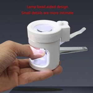 8X LED Magnifier Cutter – Premium Nail Clippers with Glass