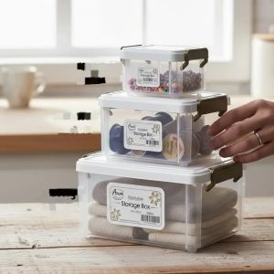 3 PCS Box Set – Stackable Storage Organizer