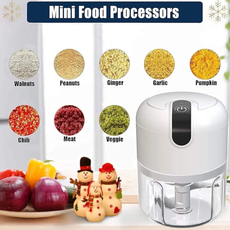 Mini Electric Food Processor & Chopper