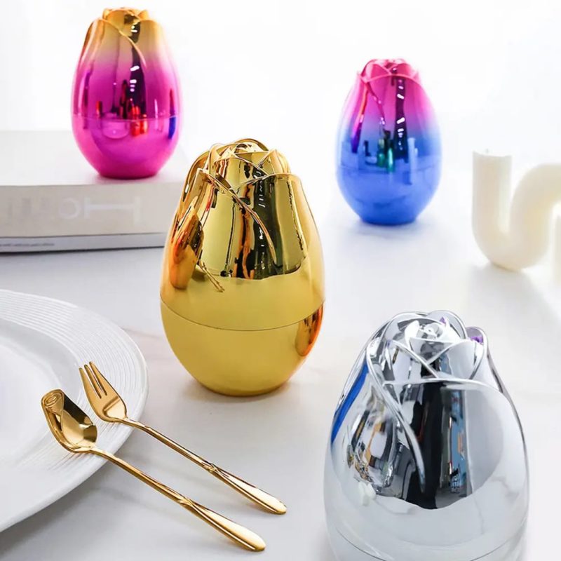 6pcs Stainless Steel Egg & Spoon Set