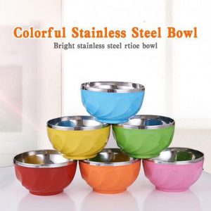 Stainless Steel Soup Bowl – 14cm