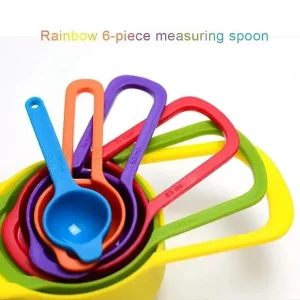 6 Pcs Measuring Spoons & Cups Set – Kitchen Baking Tools