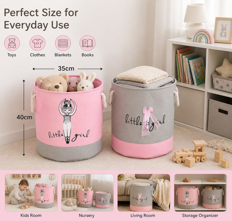 Cute Multi‑Purpose Storage Basket