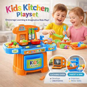 Kids Kitchen Set – Pretend Play Cooking Toy