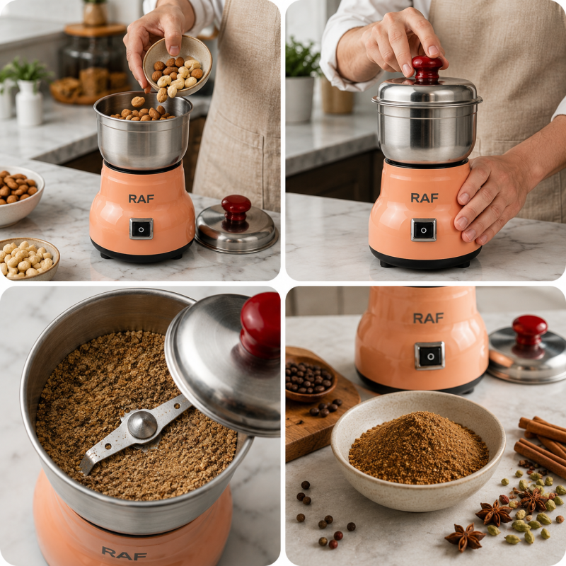 Electric Grinder – Stainless Steel Kitchen Appliance