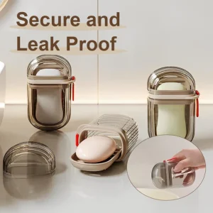 Portable Waterproof Soap Container With Lid