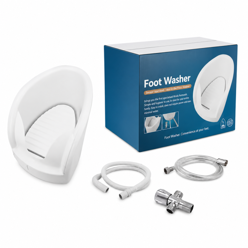 Foot Washer Basin – Press Spray Rinse
