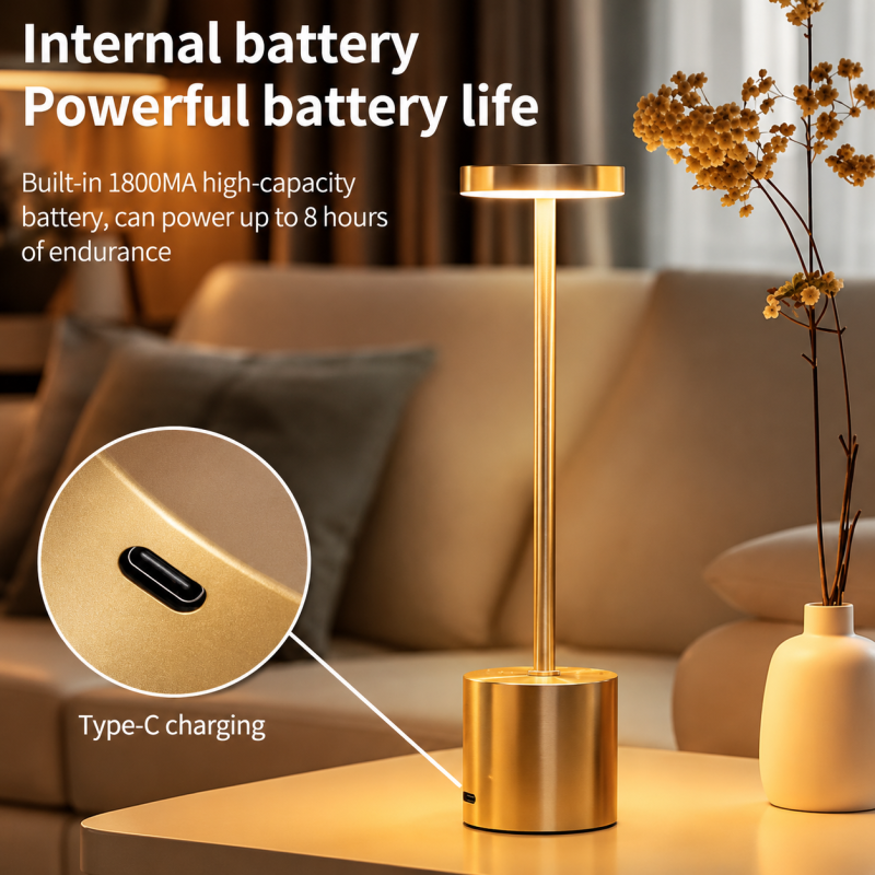 Rechargeable Touch LED Table Lamp
