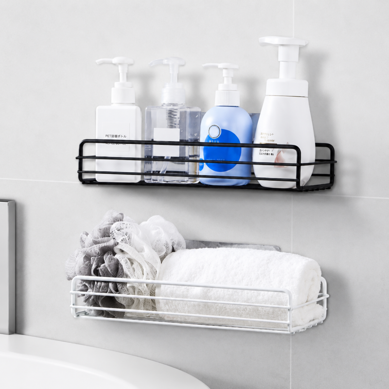 Self‑Adhesive Wall‑Mounted Iron Shelf Self‑Adhesive Wall‑Mounted Iron Shelf