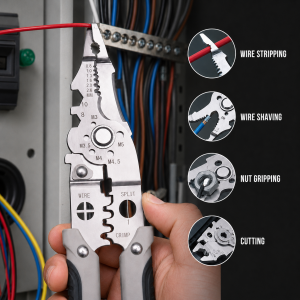 21‑in‑1 Wire Stripping & Crimping Pliers Tool