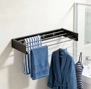 80CM Wall‑Mounted Clothes & Towel Drying Rack