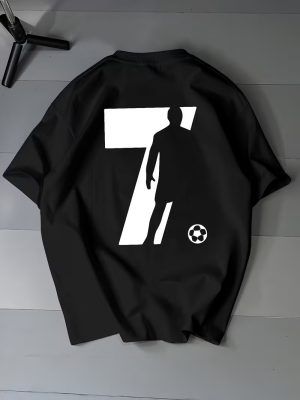 Seven Striker Oversized Printed T-Shirt For Mens