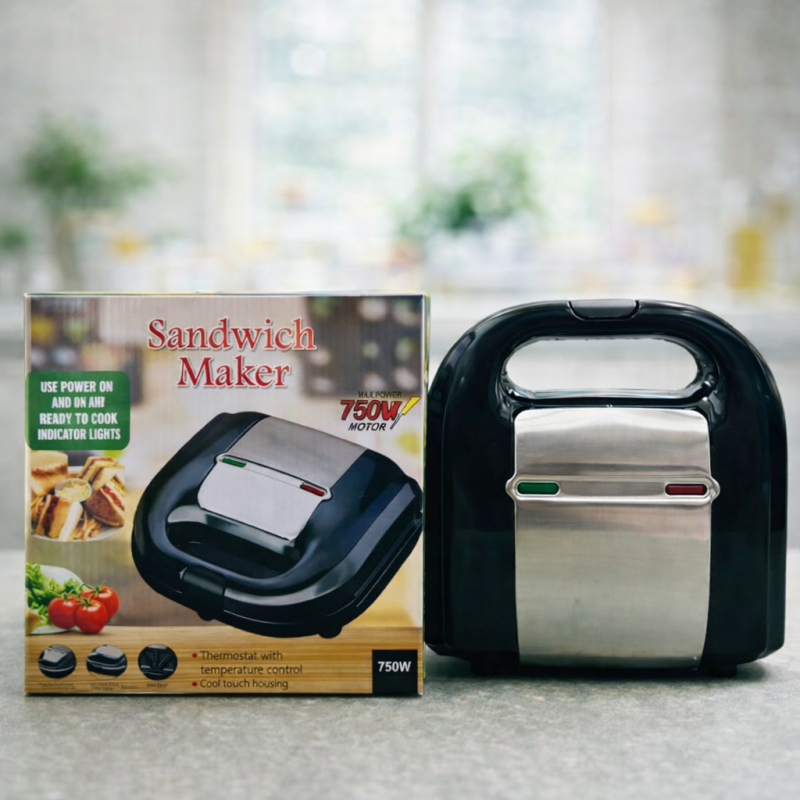 Sandwich Maker – Non‑Stick 750W