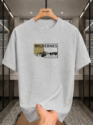 Wildernes Printed T-Shirt For Mens