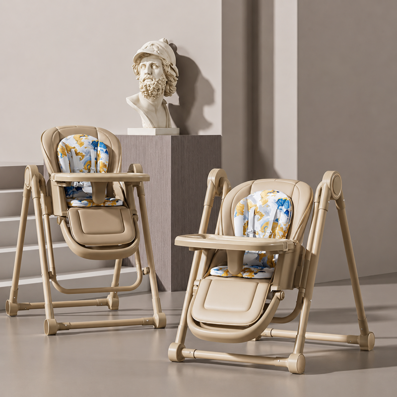 Portable Baby Dining High Chair – Rocking Seat