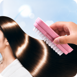 Stretch Hair Brush – Gentle Scalp Care & Styling Tool