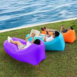 Waterproof Inflatable Lazy Sofa – Camping & Beach Lounge Chair