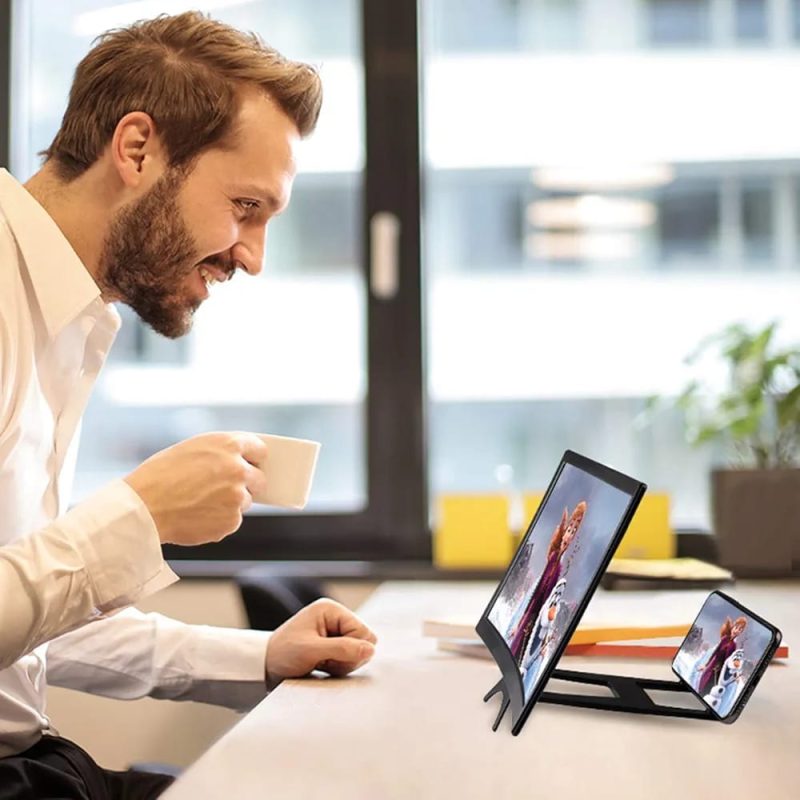 L6 12 Inch Curved Screen – Phone Magnifier