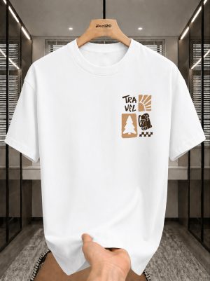 Travel Printed T-Shirt For Mens