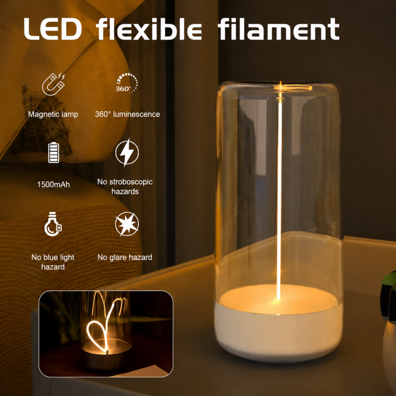 Rechargeable Ambient Light – Flexible LED Filament Lamp