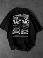 Racing Legends Oversized Printed T-Shirt For Mens