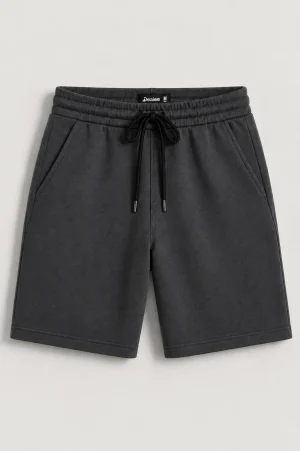 Classic Fit Charcoal Summer Short For Mens