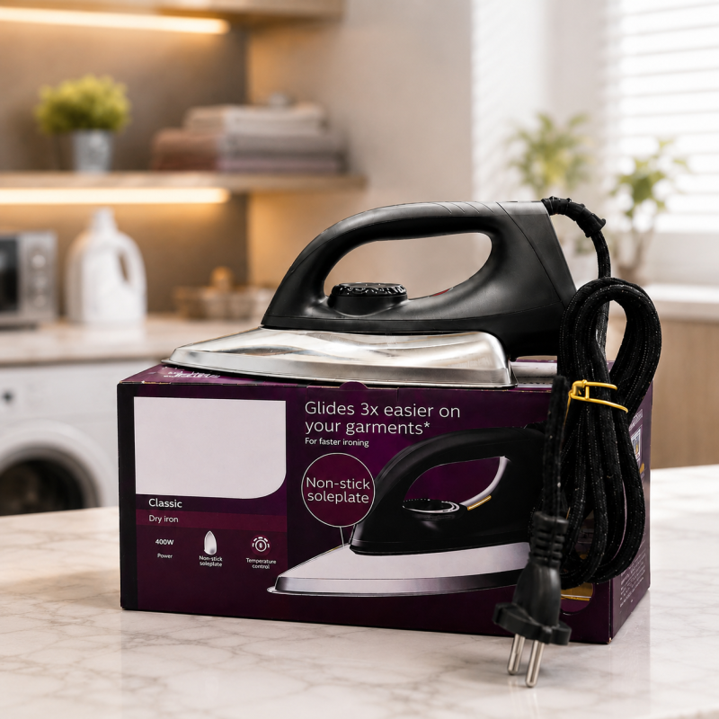Light Weight Dry Iron – 400W High Quality