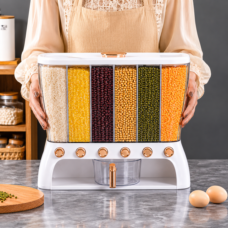 6 Portion 10Kg Cereal Dispenser