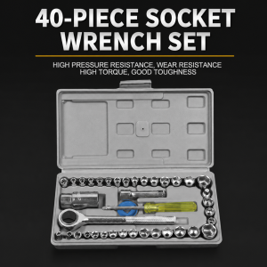 40 Pcs Combination Socket Wrench Set