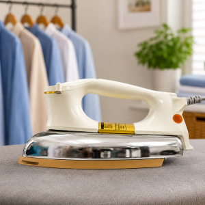 Electric Dry Iron – Golden Plate 1000W