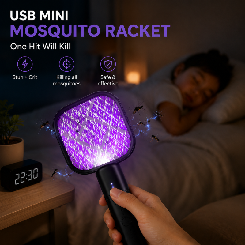 USB Mini Mosquito Racket