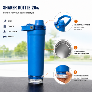Stainless Steel Shaker Bottle – 20oz