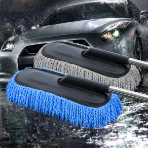 Car Cleaning Microfiber Mop with Adjustable Handle