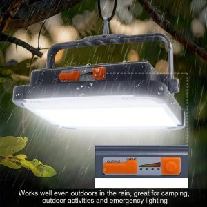 Murcy 1000W LED Work Light – Solar Rechargeable Floodlight