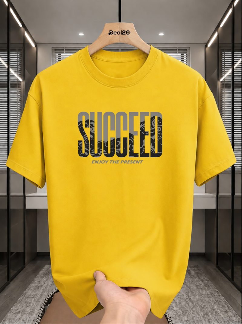 Succeed Printed T-Shirt For Mens