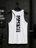 Dominate Weight Lifting Printed Tank Top For Mens
