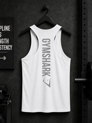 Gym Shark Printed Tank Top For Mens
