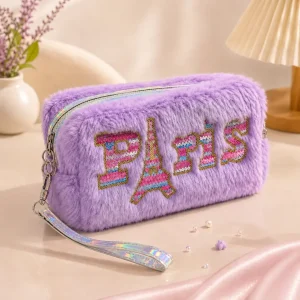 Fluffy Makeup Pouch
