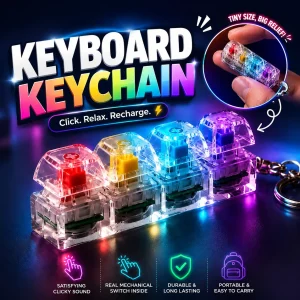 Keyboard Switch Keychain – Fidget Clicker