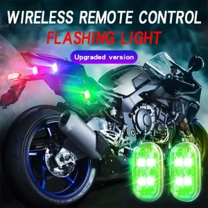 2pcs Anti-Collision Wireless LED Strobe Light