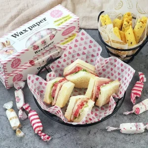 50Pcs Wax Paper Food Wrappers
