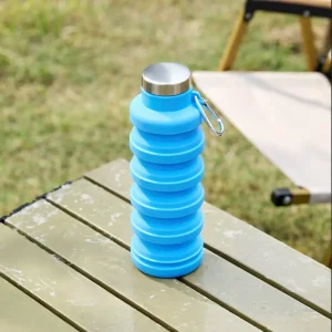 Beautiful Silicone Water Bottle – Foldable Leak‑Proof Sports Cup