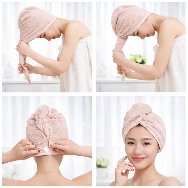 Magic Hair Towel Cap – Quick Dry Microfiber Wrap Magic Hair Towel Cap – Quick Dry Microfiber Wrap