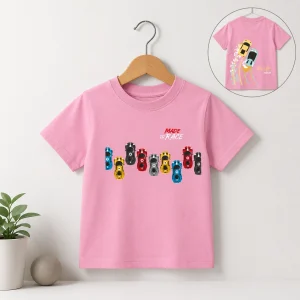 Drift Race Printed T-Shirt For Boys