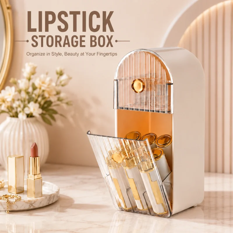Lipstick Storage Box – Dustproof Organizer